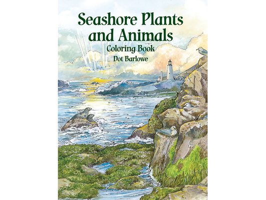 Seashore Plants and Animals Coloring Book