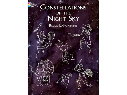 Constellations of the Night Sky Coloring Book