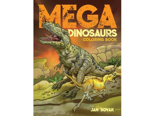 Mega Dinosaurs Coloring Book