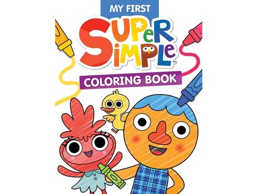 My First Super Simple Coloring Book