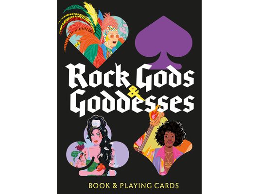Rock Gods and Goddesses: Book and Playing Cards