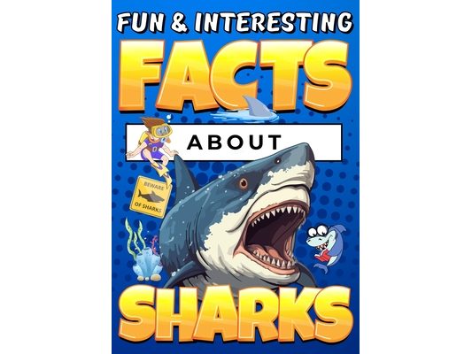 Fun & Interesting Facts About Sharks: Animal Trivia Book for Kids Ages 8-12 with Colorful Illustrations