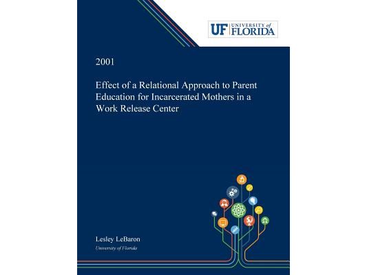 Effect of a Relational Approach to Parent Education for Incarcerated Mothers in a Work Release Center