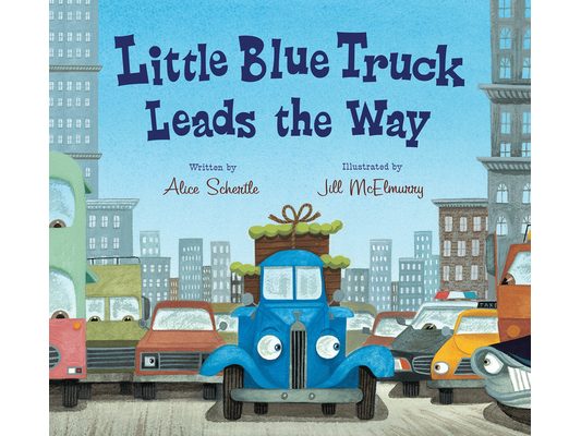 Little Blue Truck Leads the Way Board Book