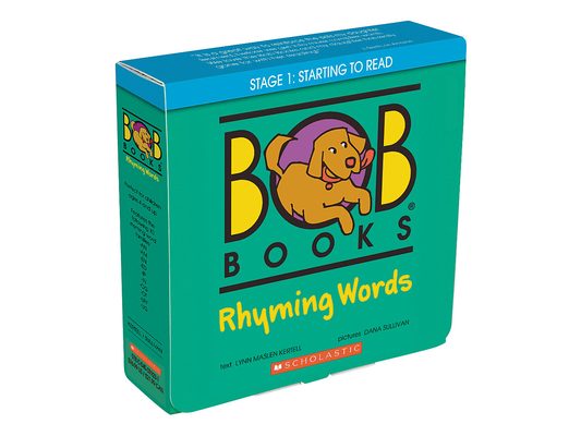 Bob Books - Rhyming Words Box Set of 10 Paperbacks Decodable Phonics Books, Ages 4 and Up, Kindergarten, Flashcards (Stage 1: Starting to Read) [With