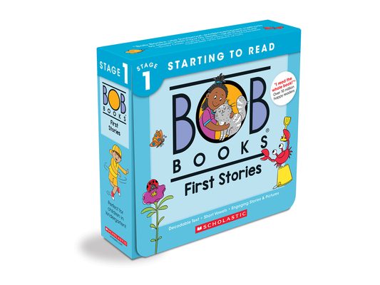 Bob Books - First Stories Box Set of 12 Paperbacks Decodable Phonics Books, Ages 4 and Up, Kindergarten (Stage 1: Starting to Read)