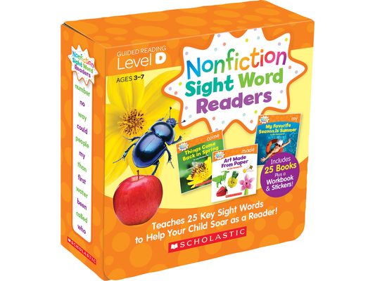 Nonfiction Sight Word Readers Parent Pack Level D