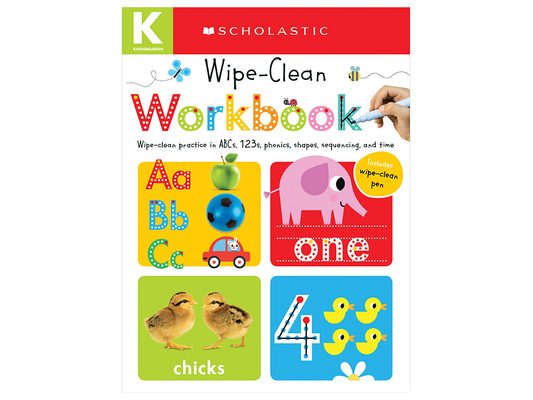 Kindergarten Wipe-Clean Workbook: Scholastic Early Learners (Wipe-Clean Workbook)