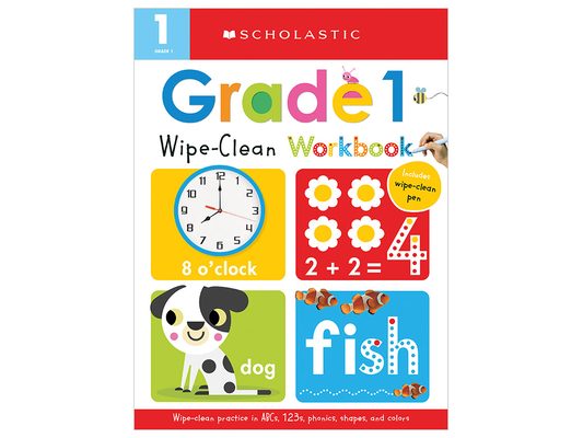 First Grade Wipe-Clean Workbook: Scholastic Early Learners (Wipe-Clean)