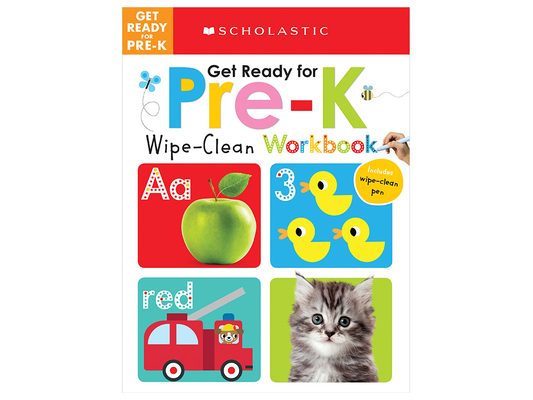 Get Ready for Pre-K Wipe-Clean Workbook: Scholastic Early Learners (Wipe-Clean) [With Wipe Clean Pen]