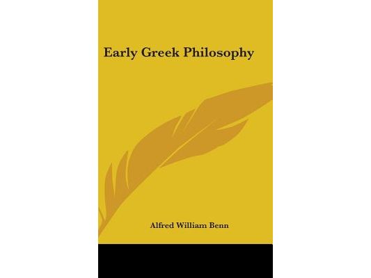 Early Greek Philosophy