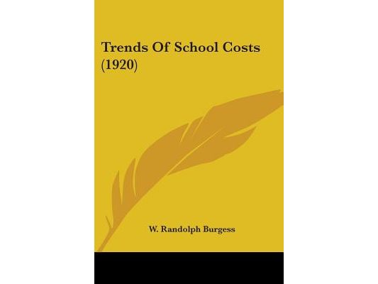 Trends Of School Costs (1920)
