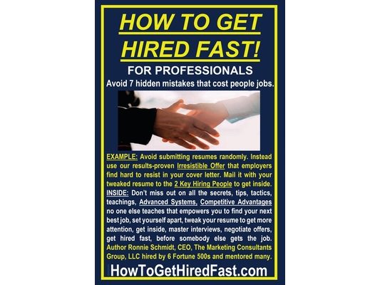How To Get Hired Fast! "Avoid 7 Mistakes That Stop You From Being Hired" Advanced Teaching Books
