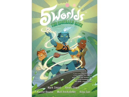 5 Worlds Book 5: The Emerald Gate: (A Graphic Novel)