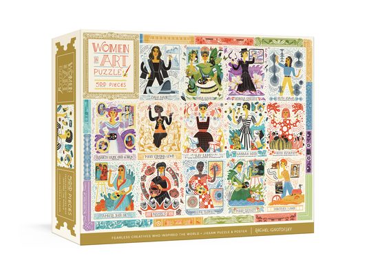 Women in Art Puzzle: Fearless Creatives Who Inspired the World 500-Piece Jigsaw Puzzle and Poster: Jigsaw Puzzles for Adults and Jigsaw Puzzles for Ki