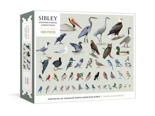 Sibley Backyard Birding Puzzle: 1000-Piece Jigsaw Puzzle with Portraits of Favorite North American Birds: Jigsaw Puzzles for Adults