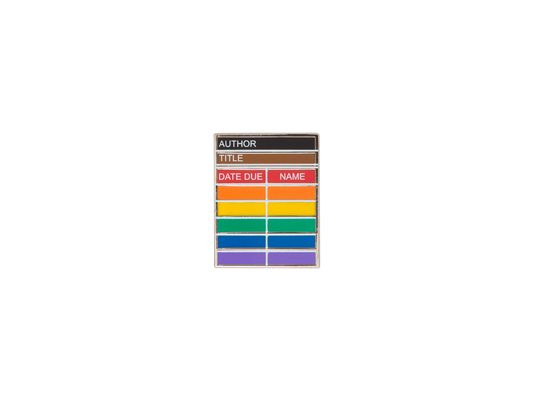 Library Card Pride Enamel Pin