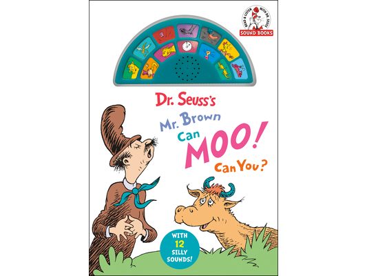 Dr. Seuss's Mr. Brown Can Moo! Can You? with 12 Silly Sounds!: An Interactive Read and Listen Book