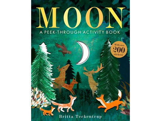 Moon: A Peek-Through Activity Book: With Over 200 Stickers