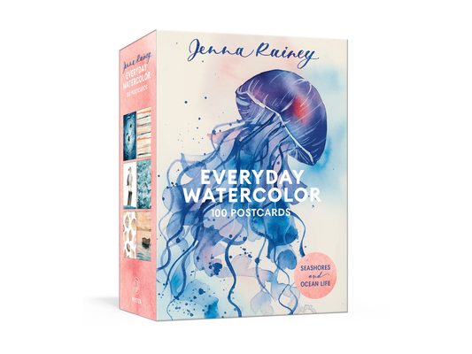 Everyday Watercolor 100 Postcards: Seashores and Ocean Life