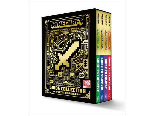 Minecraft: Guide Collection 4-Book Boxed Set (Updated): Survival (Updated), Creative (Updated), Redstone (Updated), Combat