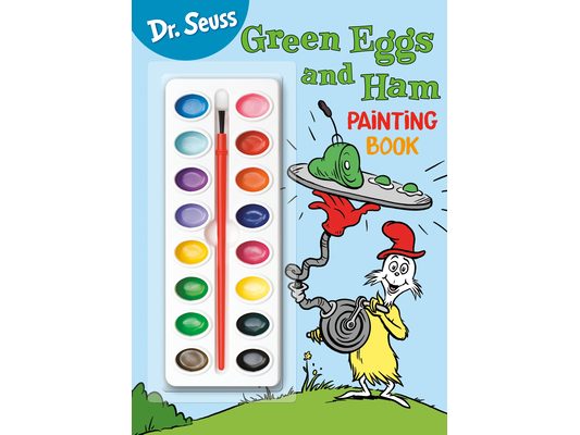 Dr. Seuss: Green Eggs and Ham Painting Book: Coloring and Activity Book with Paint Box