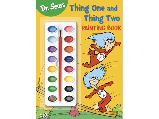 Dr. Seuss: Thing One and Thing Two Painting Book: Coloring and Activity Book with Paint Box