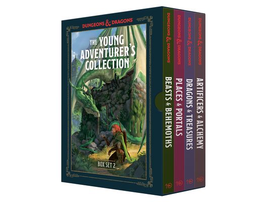 The Young Adventurer's Collection Box Set 2 (Dungeons & Dragons 4-Book Boxed Set): Beasts & Behemoths, Dragons & Treasures, Places & Portals, Artifice