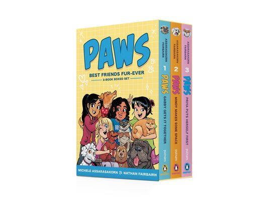 Paws: Best Friends Fur-Ever Boxed Set (Books 1-3): Gabby Gets It Together, Mindy Makes Some Space, Priya Puts Herself First (a Graphic Novel Boxed Set