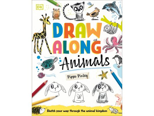 Draw Along Animals: Sketch Your Way Through the Animal Kingdom