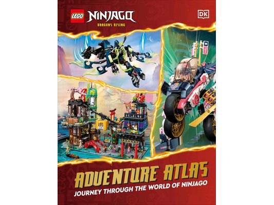 Lego Ninjago Dragons Rising Adventure Atlas: Journey Through the World of Ninjago (Without Minifigure)