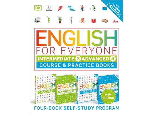 English for Everyone Intermediate and Advanced Box Set