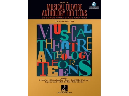 Musical Theatre Anthology for Teens: Duets Edition (Book/Online Audio) [With 2 CDs]