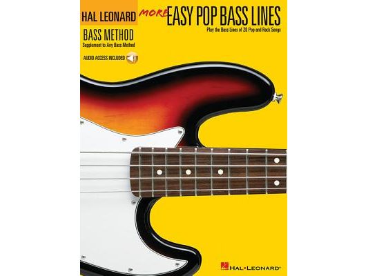 More Easy Pop Bass Lines Book/Online Audio [With CD (Audio)]