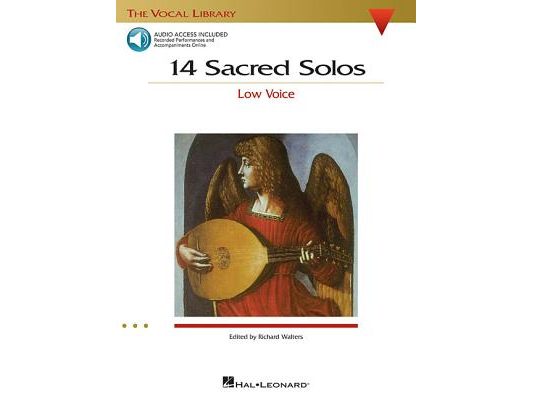 14 Sacred Solos - Low Voice Book/Online Audio [With 2 CDs]