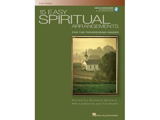 15 Easy Spiritual Arrangements for the Progressing Singer: Low Voice [With CD (Audio)]