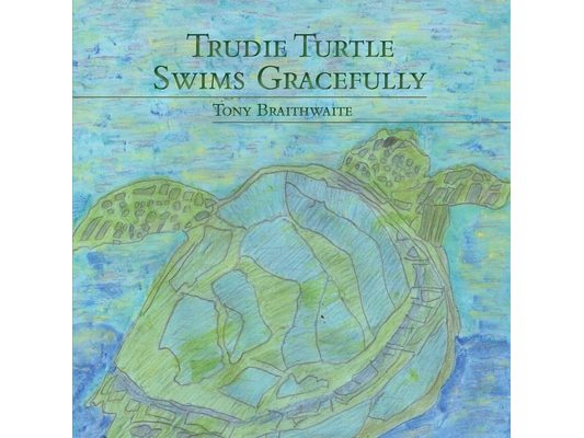 Trudie Turtle Swims Gracefully