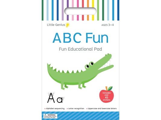 ABC Fun: Fun Educational Activity Pad with Carry Handle