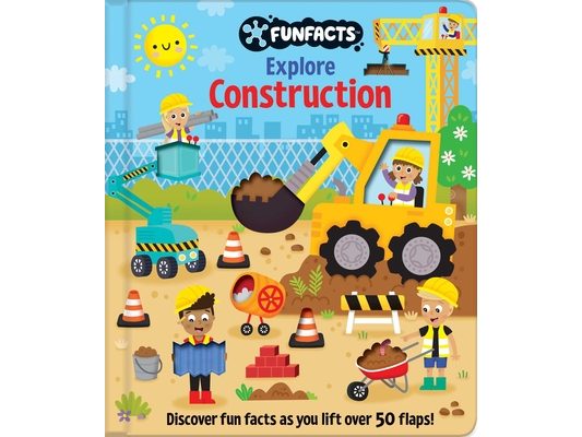 Explore Construction: Lift-The-Flap Book: Board Book with Over 50 Flaps to Lift!