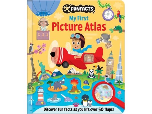 My First Picture Atlas: Lift-The-Flap Book: Board Book with Over 50 Flaps to Lift!