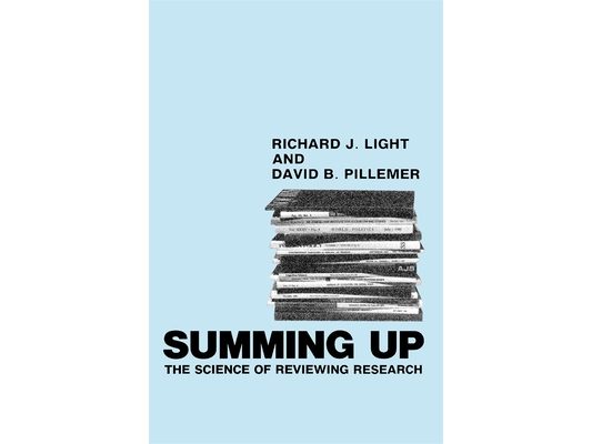 Summing Up: The Science of Reviewing Research