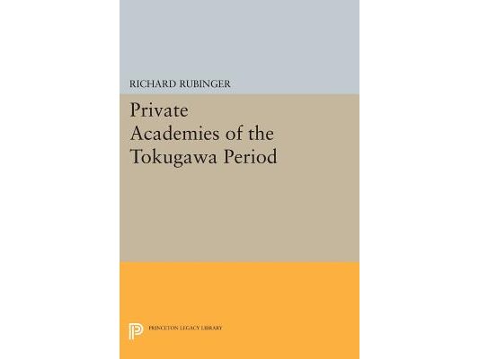 Private Academies of the Tokugawa Period