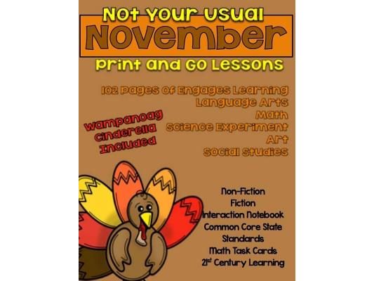 Not Your Usual November Print and Go Lessons