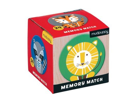 Geometric Animals Mini Memory Match Game