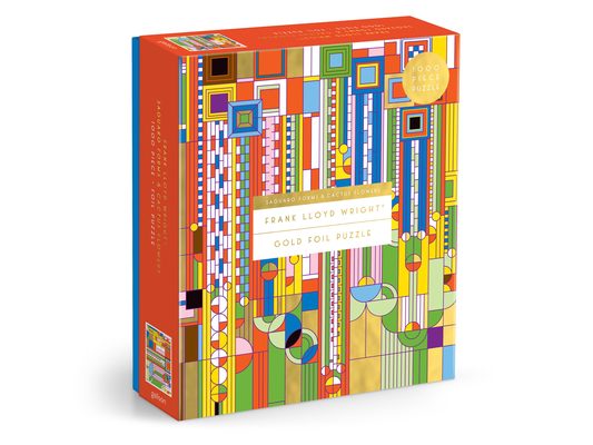 Frank Lloyd Wright Saguaro Cactus and Forms Foil Stamped 1000 PC Puzzle