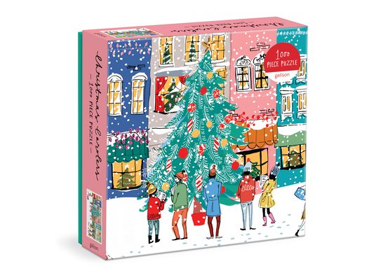 Christmas Carolers Square Boxed 1000 Piece Puzzle
