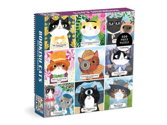 Bookish Cats 500 Piece Family Puzzle
