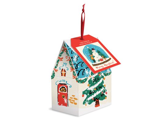 Snow Globe 130 Piece Puzzle Ornament