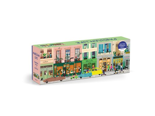 Parisian Life 1000 Piece Panoramic Puzzle