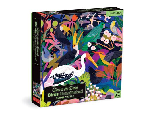 Birds Illuminated 500 Piece Glow in the Dark Puzzle